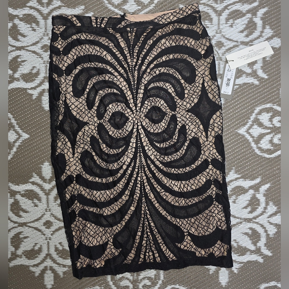 Eva Mendes for New York & Company Lace Overlay Pencil Skirt